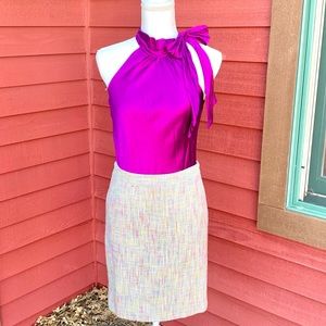 Tweed To Meet You Retro Pencil Skirt
